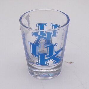 University of Kentucky Wildcats 2oz Shot Glass - UK Logo - Clear